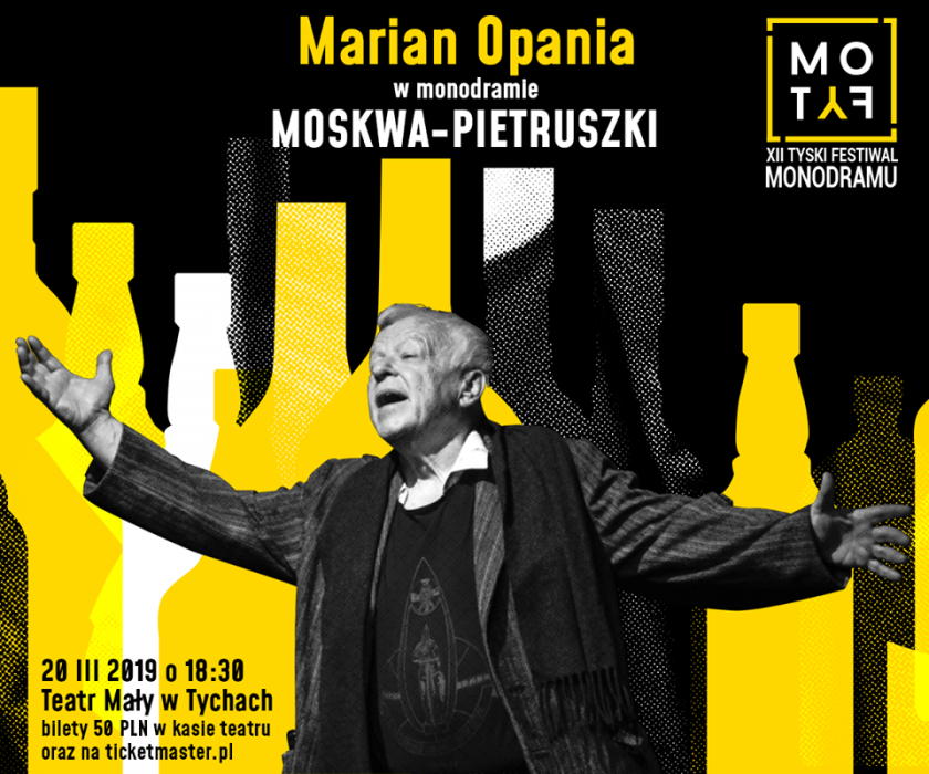 Marian Opania w monodramie MOSKWA-PIETRUSZKI