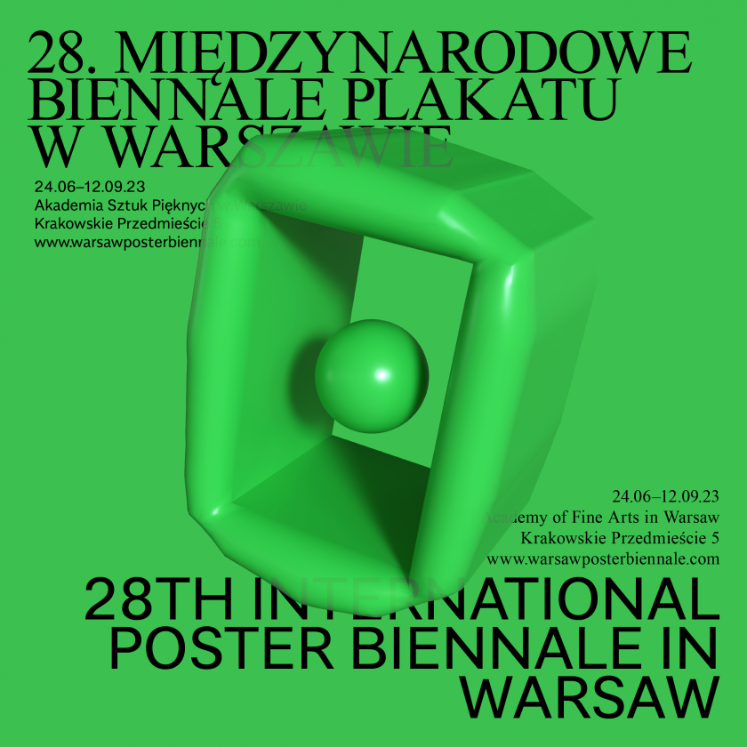 28. Międzynarodowe Biennale Plakatu w Warszawie 