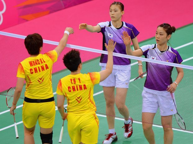 Mecz pomiędzy Chinkami i Koreankami wywołał oburzenie kibiców (fot. Getty Images)
