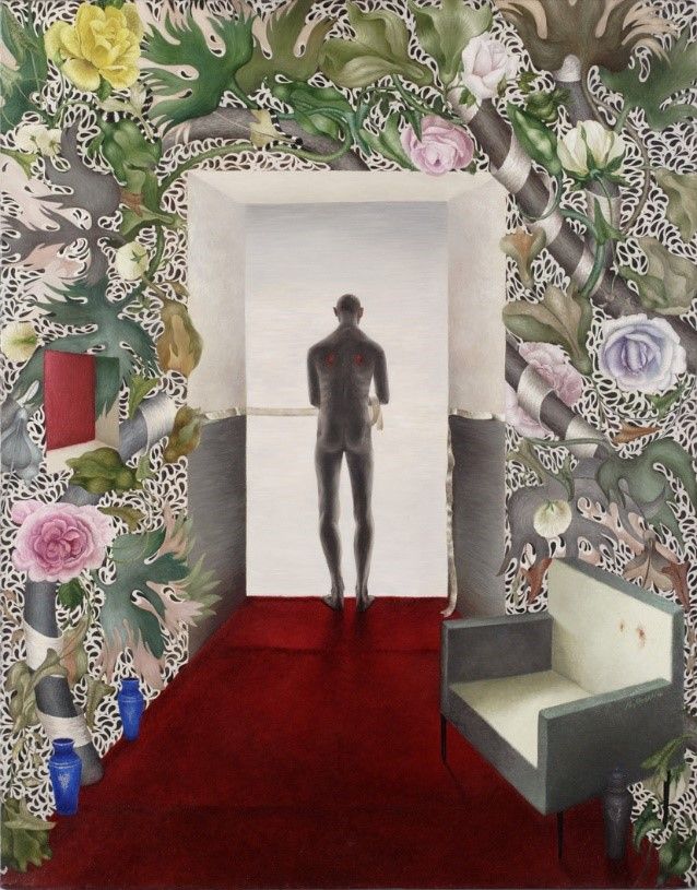 Bez tytułu; 2004r.; 91x72cm; płótno, olej