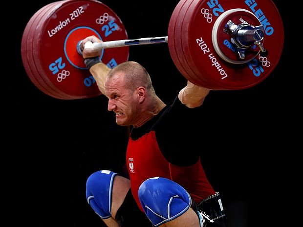 Marcin Dołęga spalił na IO wszystkie próby w rwaniu i nie został sklasyfikowany (fot. Getty Images)