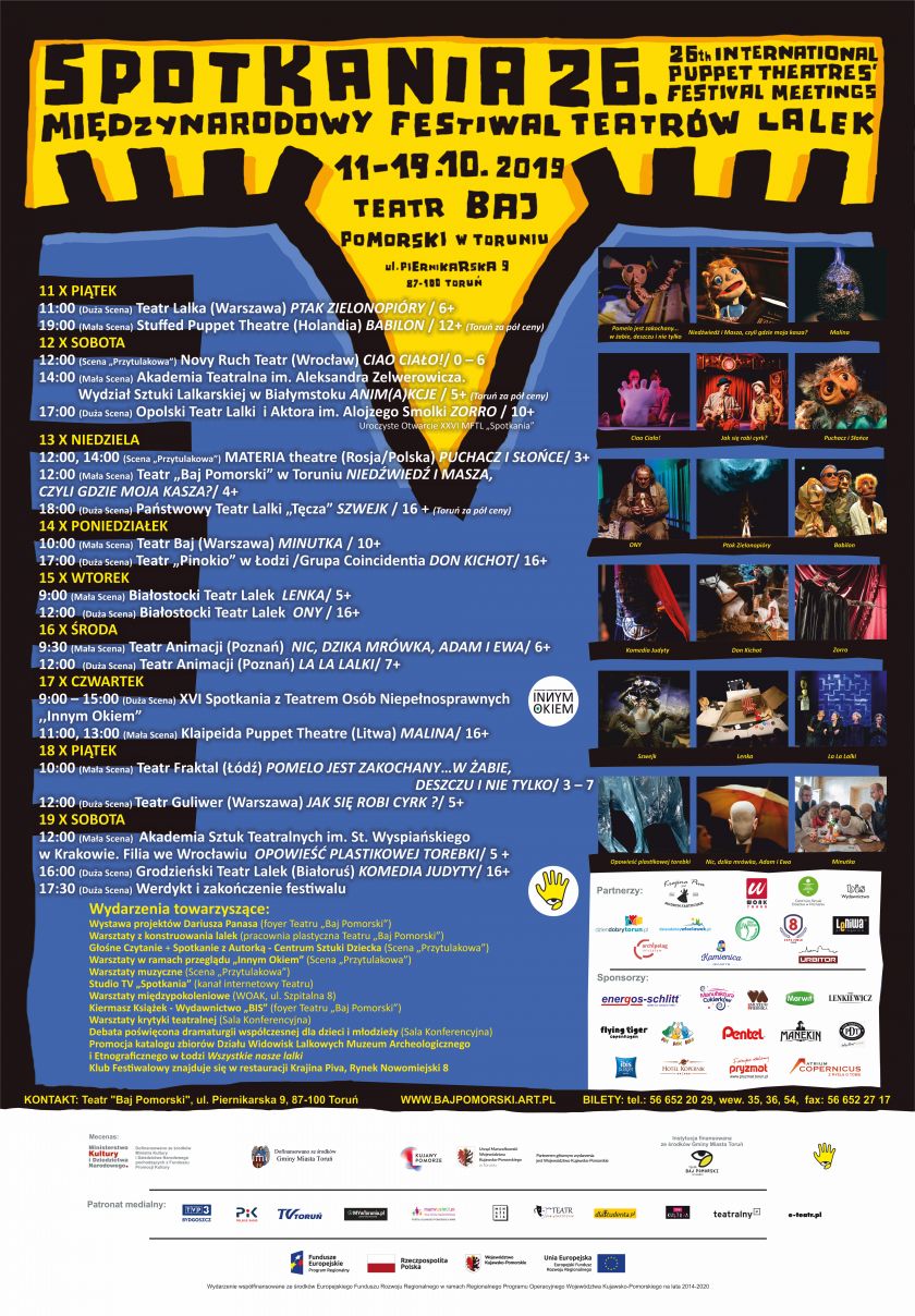 XXVI Międzynarodowy Festiwal Teatrów Lalek „Spotkania”