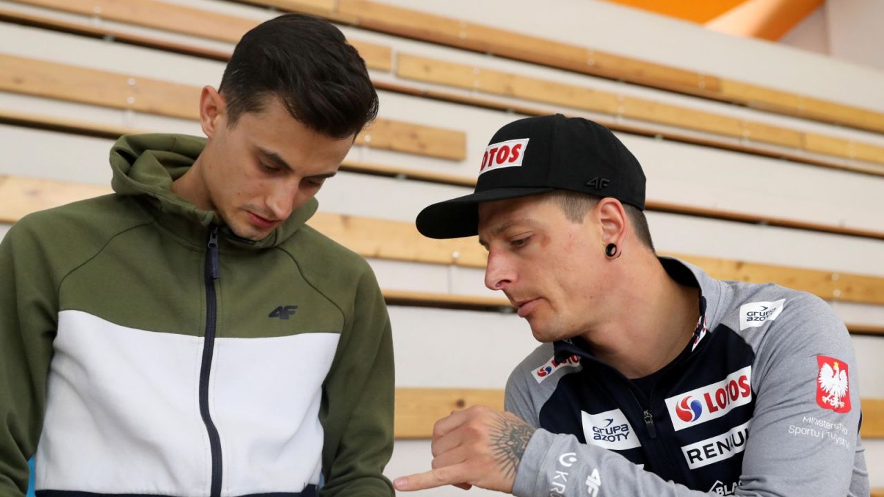 Maciej Kot (L) i Thomas Thurnbichler (fot. PAP/Grzegorz Momot)