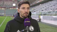 Filip Mladenović przed meczem Legia – Napoli w Lidze Europy (fot. TVP)