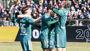 Piłkarze Legii Warszawa (fot. PAP/Lech Muszyński) Piłkarze Legii Warszawa (fot. PAP/Lech Muszyński)