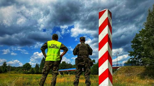 Прадстаўнікі польскай памежнай службы. Фота:  Straż Graniczna / Х