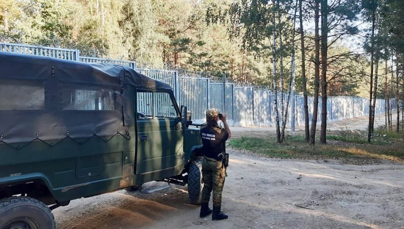Zapora na granicy z Białorusią jest już gotowa (fot. tt/@StZaryn)