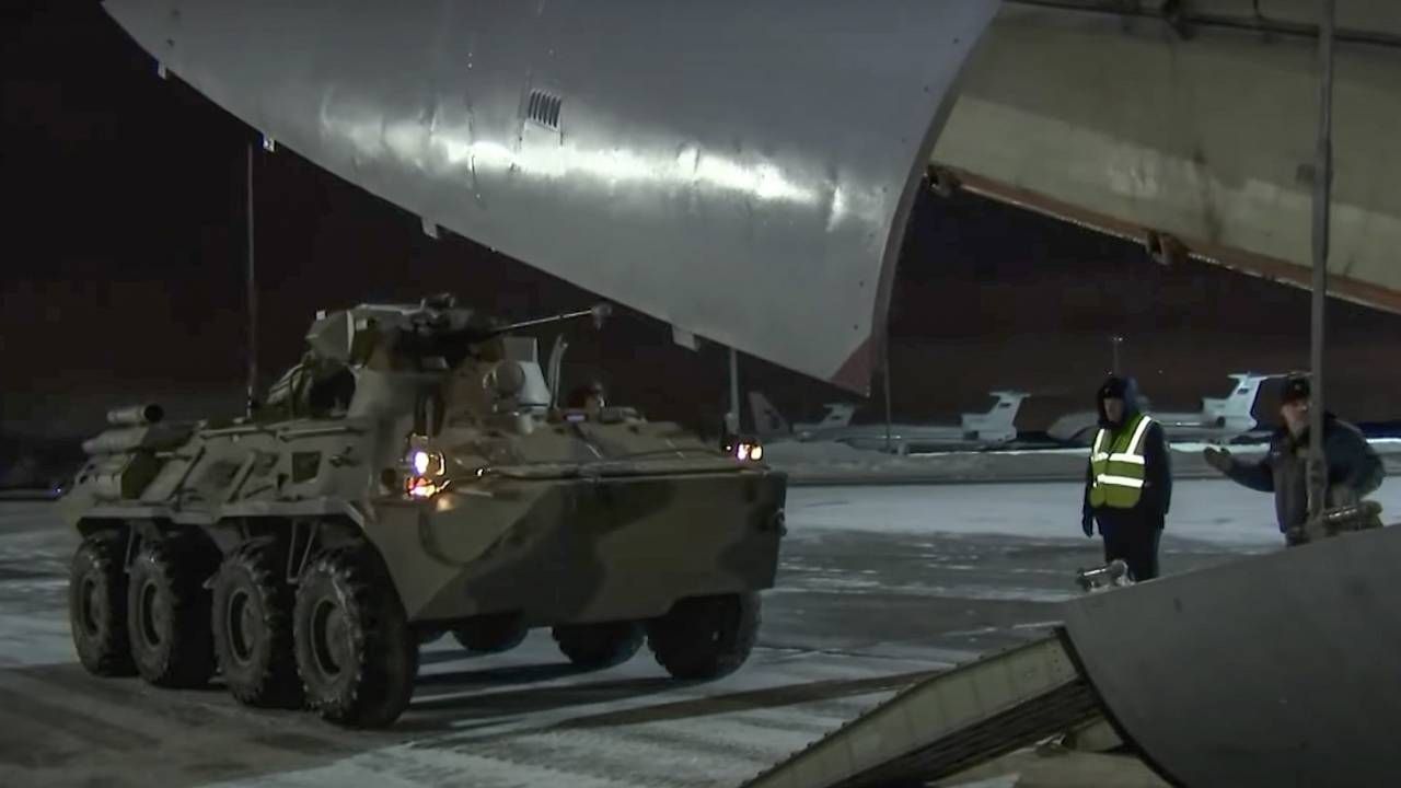 Swoje wojska do Kazachstanu wysłała między innymi Rosja (fot. PAP/EPA/RUSSIAN DEFENCE MINISTRY PRESS SERVIC0
