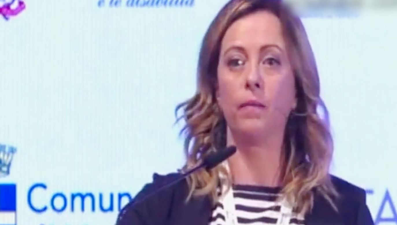 Giorgia Meloni: chcą, byśmy byli niewolnikami bez tożsamości, liczbami, konsumentami idealnymi (fot. youtube)