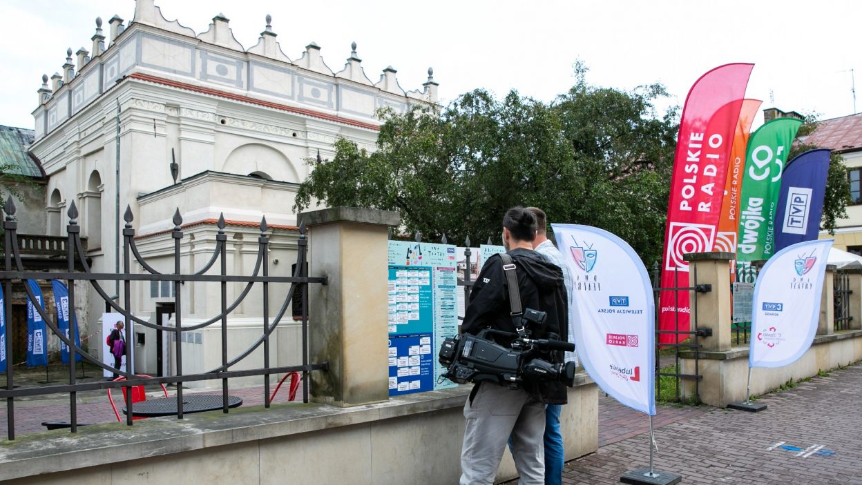 Wydarzenia festiwalu „Dwa Teatry – Zamość 2022” odbywały się w różnych miejscach zabytkowego miasta (fot. N. Młudzik)