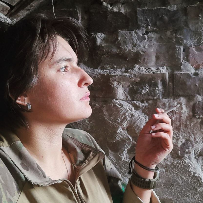 Анастасія «Север» Махамет. 2023 год, Украіна. Фота перадала «Белсату» гераіня публікацыі.