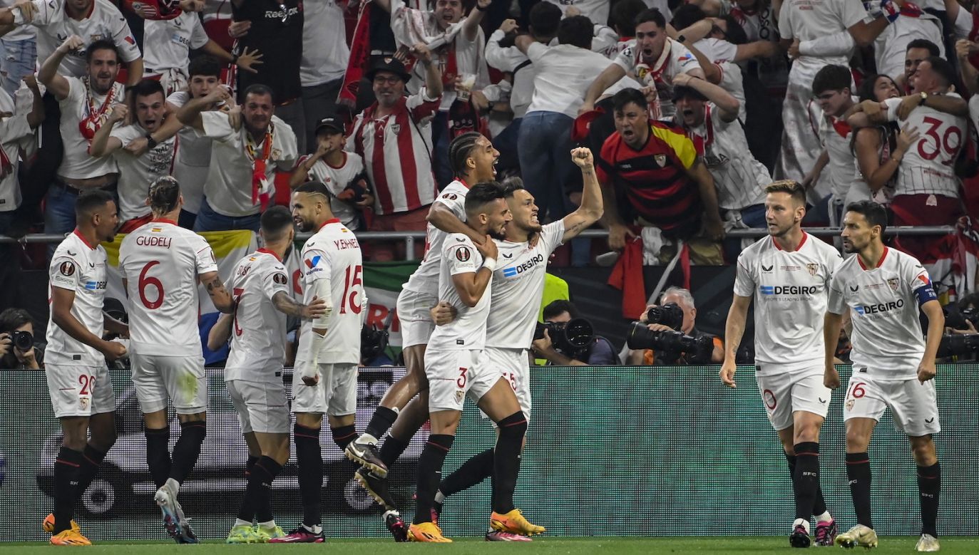 Sevilla po raz siódmy triumfuje w Lidze Europy (fot. PAP/EPA)
