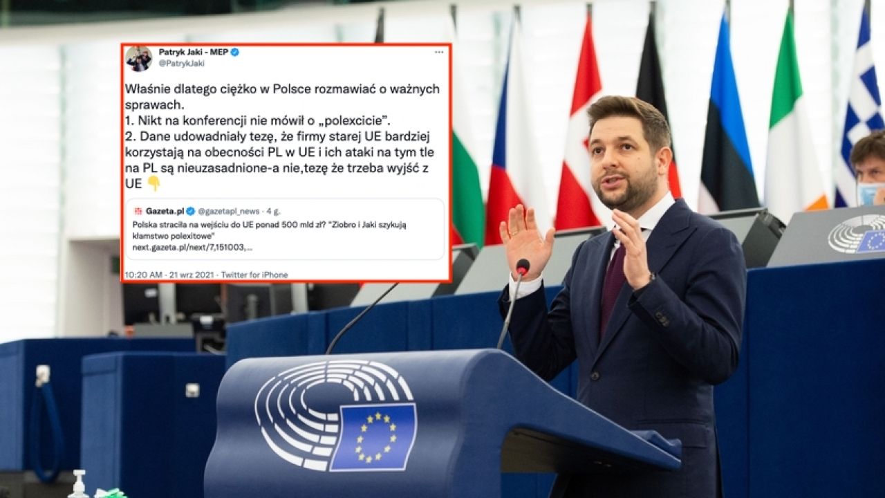 Europoseł Patryk Jaki (fot. Michel CHRISTEN/ European Union 2021/ EP, Twitter.com) Europoseł Patryk Jaki (fot. Michel CHRISTEN/ European Union 2021/ EP, Twitter.com)