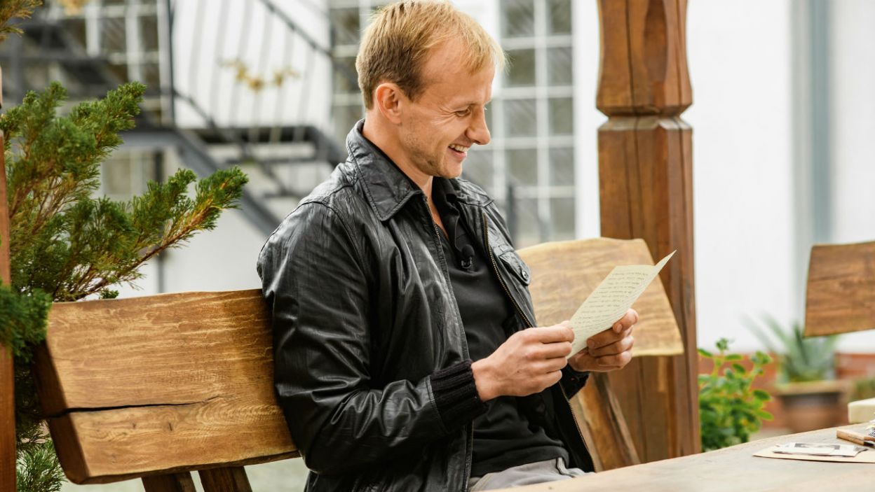 Otworzył list i zaczęła dziać się magia! Czy tak samo będzie przy spotkaniu twarzą w twarz? (fot. TVP)