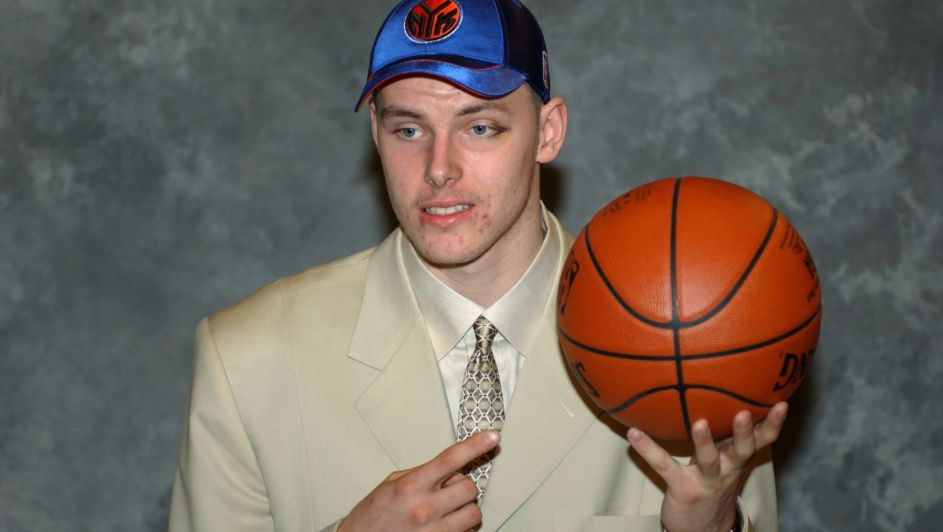 Maciej Lampe został wybrany w drafcie 2003 przed New York Knicks (fot. Getty) Maciej Lampe został wybrany w drafcie 2003 przed New York Knicks (fot. Getty)