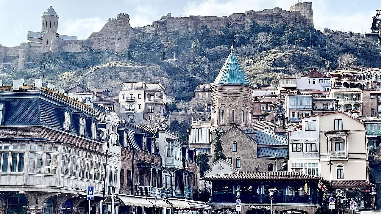 Tbilisi to architektoniczny miszmasz – pisze autorka (fot. Agnieszka Wasztyl/TVP Info)