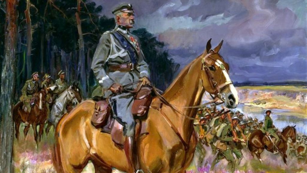 Wizerunek Józefa Piłsudskiego na obrazie Kossaka pokazuje Naczelnika jako człowieka dumnego i zamyślonego. Fot. Wikimedia/ domena publiczna