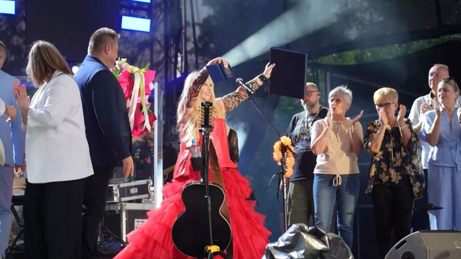 Podczas koncertu we Włocławku Maryla Rodowicz odebrała tytuł honorowy