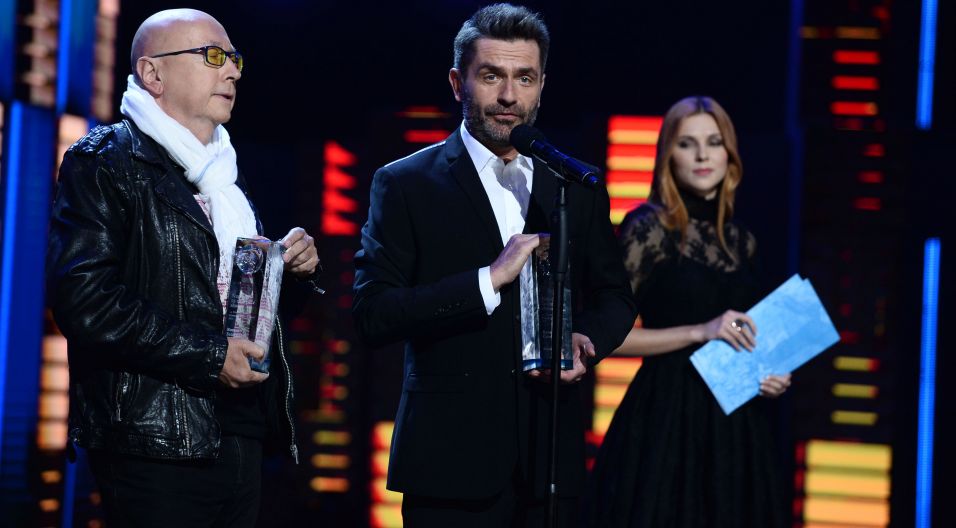 Nagrodę za najlepszą kompozycję otrzymała nieobecna Ania Dąbrowska za piosenkę wykonaną przez Kasię Cerekwicką (fot. TVP)