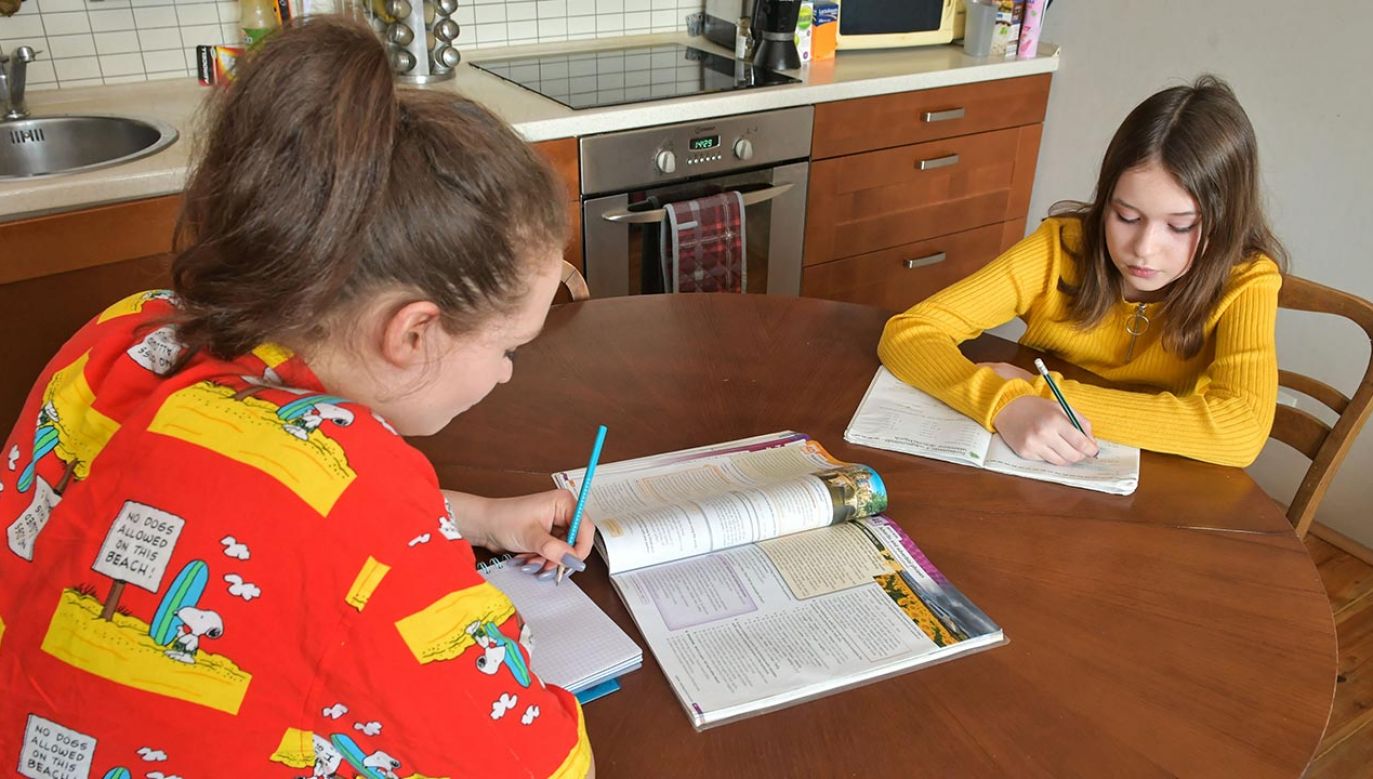 Składając wniosek o ED rodzice zobowiązują się do umożliwienia dzieciom realizacji podstawy programowej (fot. PAP/Andrzej Lange; zdjęcie ilustracyjne)