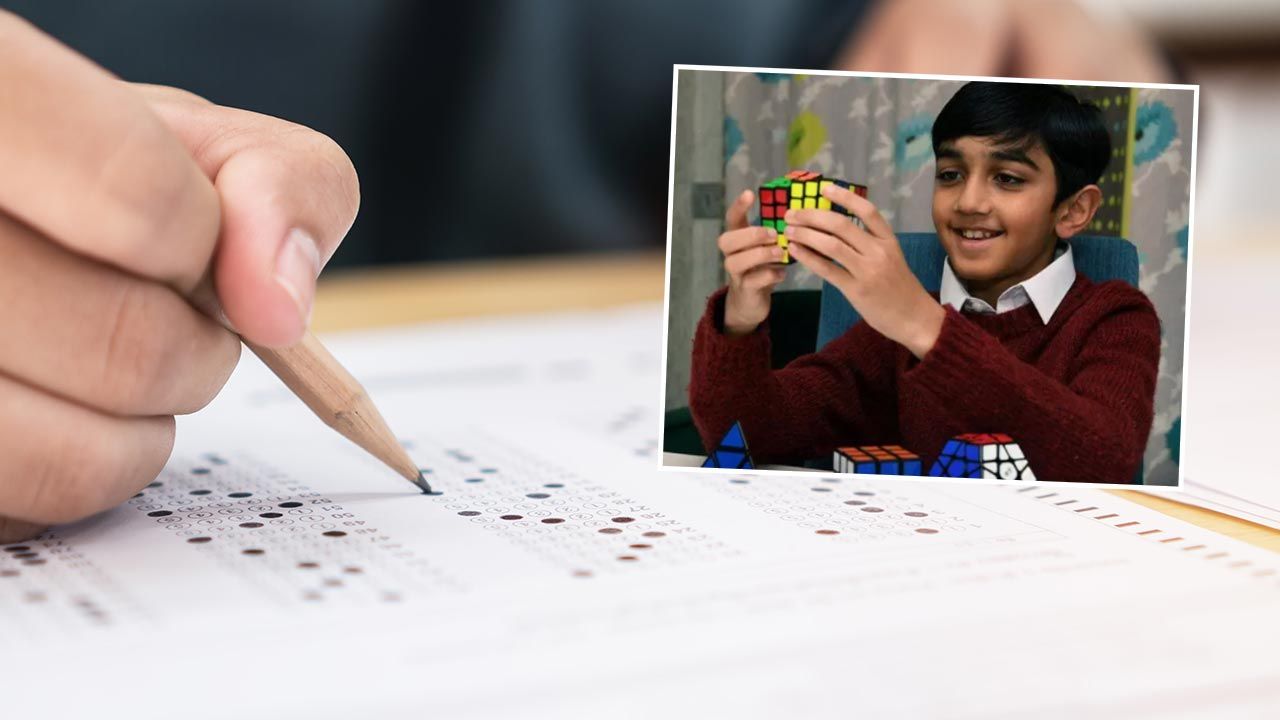 Dziesięcioletni Yosuf Shah uzyskał 162 punkty w teście MENSA IQ (fot. Shutterstock/smolaw; Yorkshire Post)