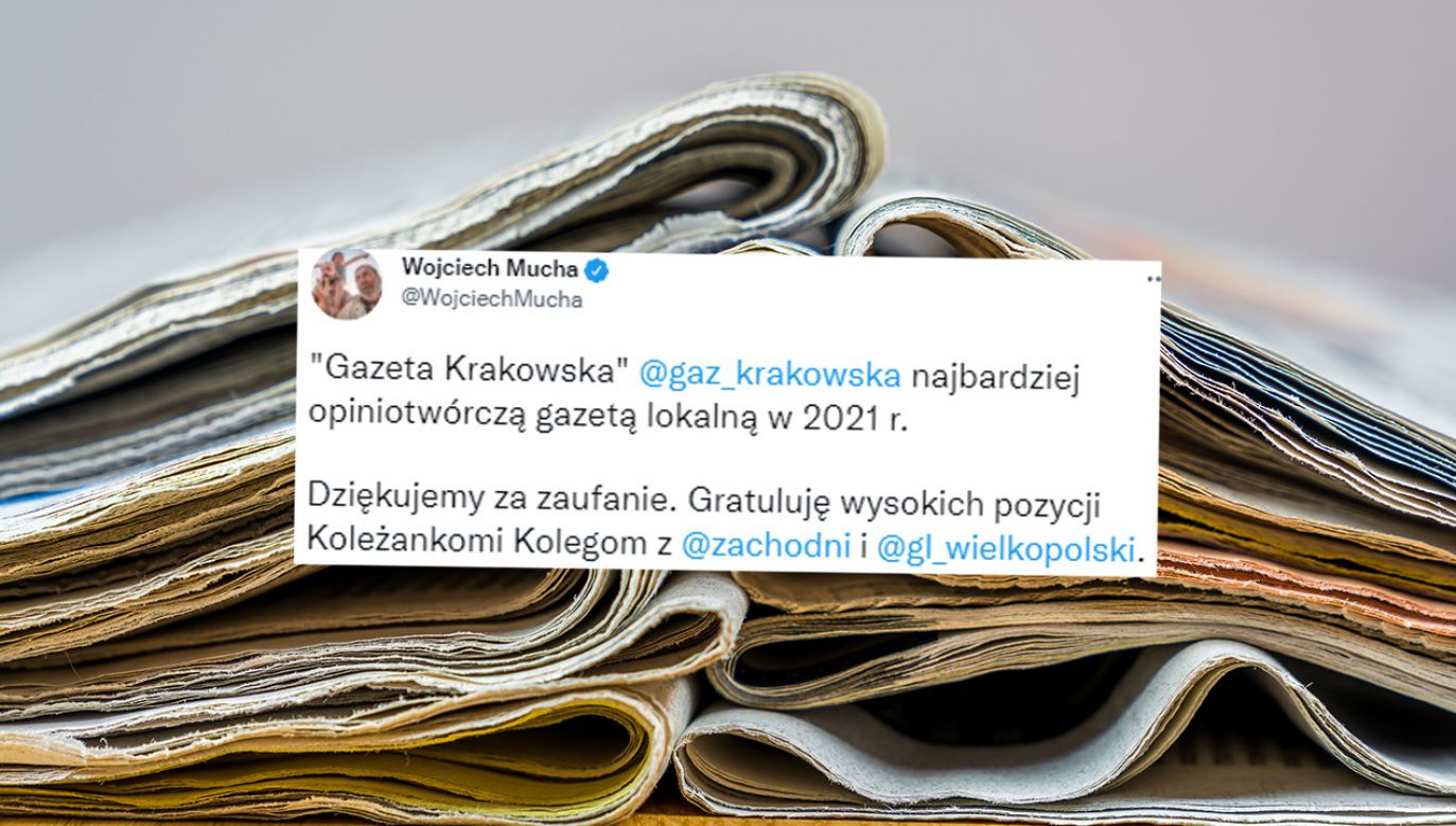 „Gazeta Krakowska” najbardziej opiniotwórczą gazetą lokalną w 2021 roku (fot. Shutterstock)