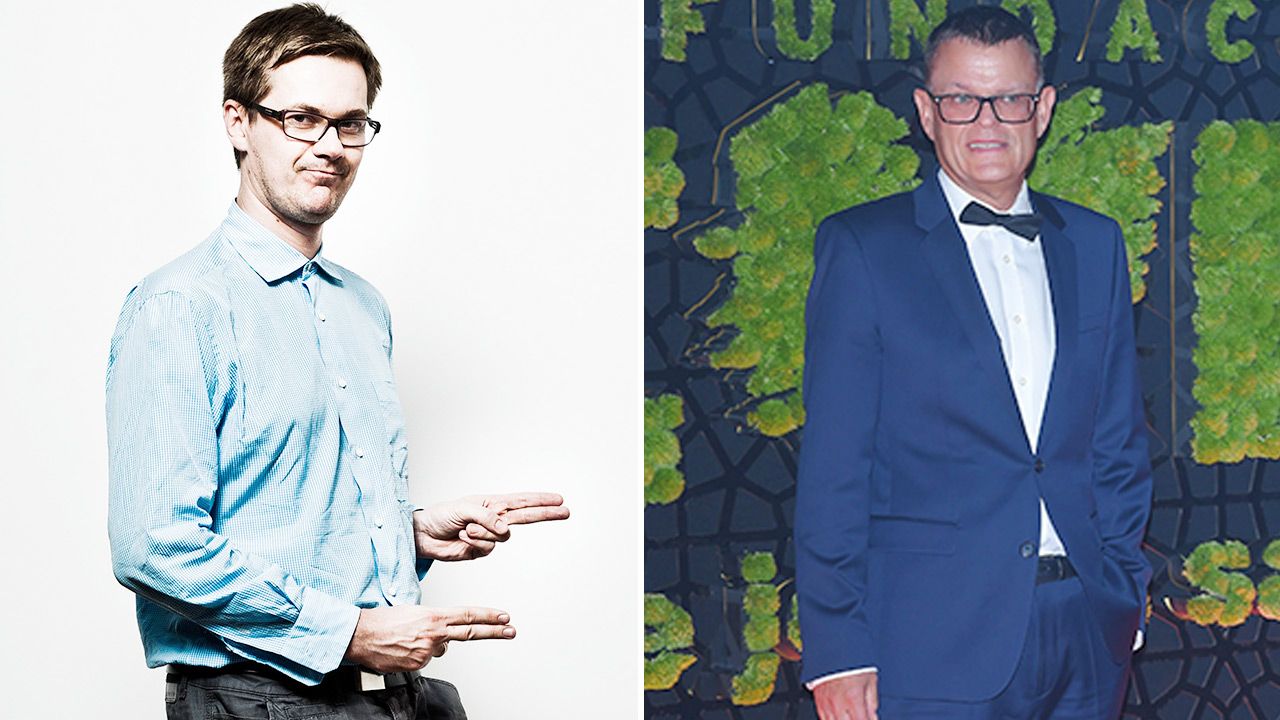 Grzegorz Markowski i Andrzej Morozowski krytykują Lewicę (fot. PAP/Marcin Kaliński; Stach Leszczyński) Grzegorz Markowski i Andrzej Morozowski krytykują Lewicę (fot. PAP/Marcin Kaliński; Stach Leszczyński)