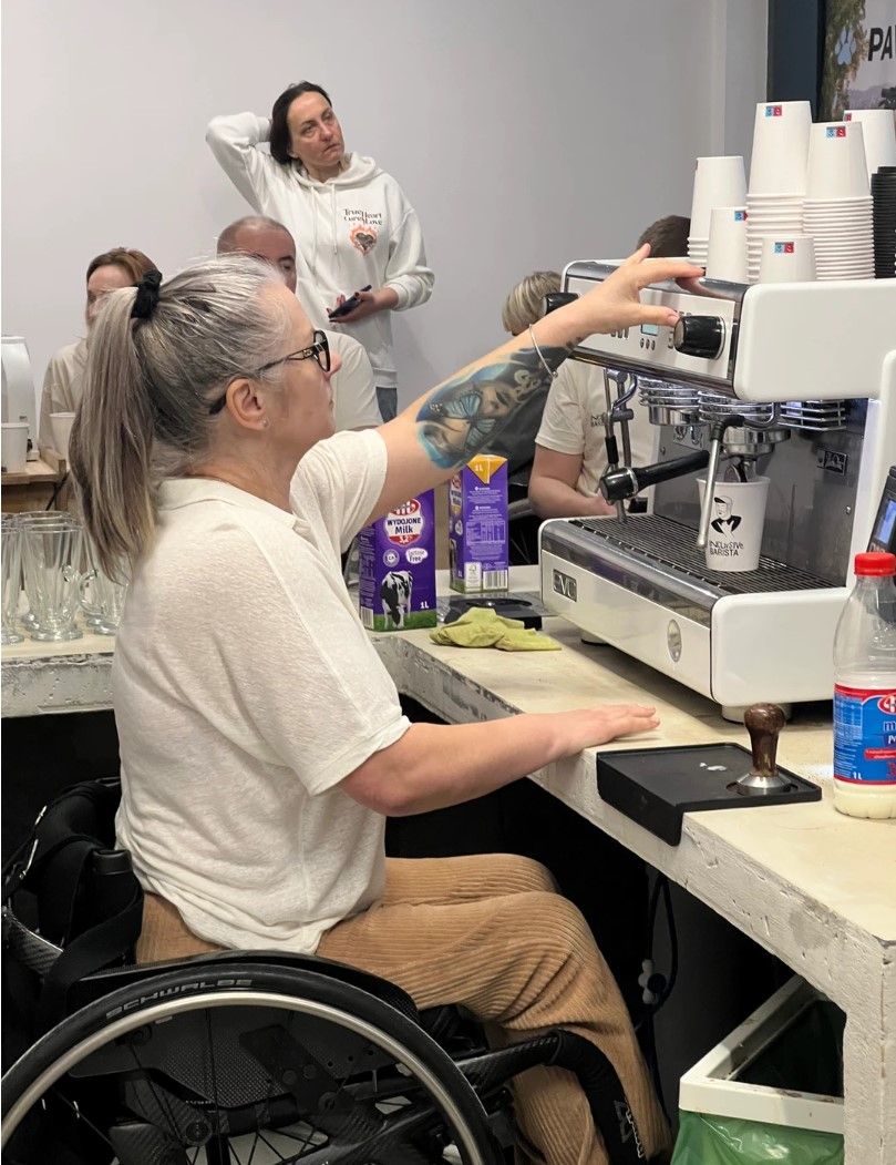 Фестываль «Інклюзіўны барыста» у Варшаве. (Фота: inclusivebarista.com)