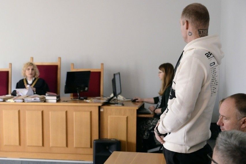 Суд над беларусам Аляксандрам С., які насмерць збіў раварыстку. (Фота: Robert Woźniak / gloswielkopolski.pl)