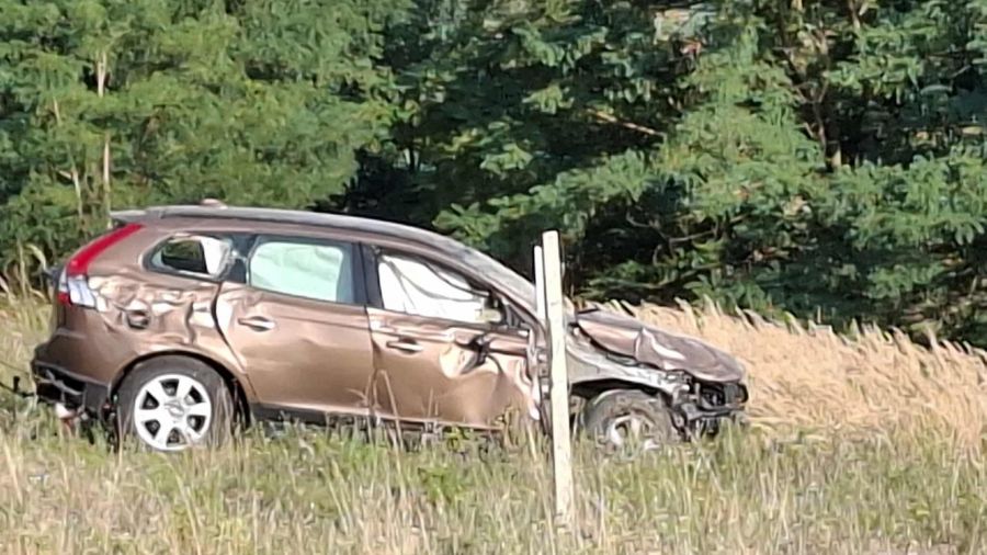 Russocice, Turek, auto w wodzie, zwłoki, straż pożarna, policja, małżeństwo, powiat turecki (fot. Krzysztof Czub)