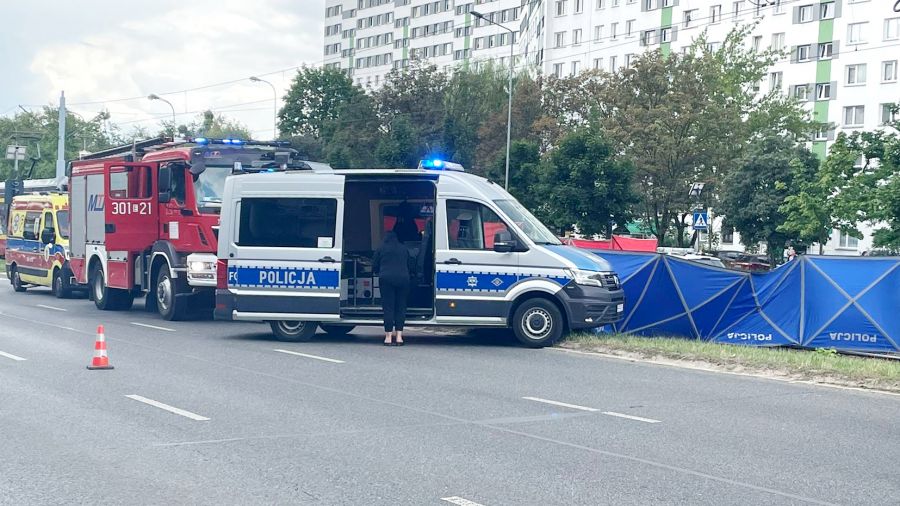 Zmarł 85-letni kierowca, który na na przejściu dla pieszych na ul. Zgierskiej potrącił smiertelnie kobietę / Fot. TVP3 Łódź