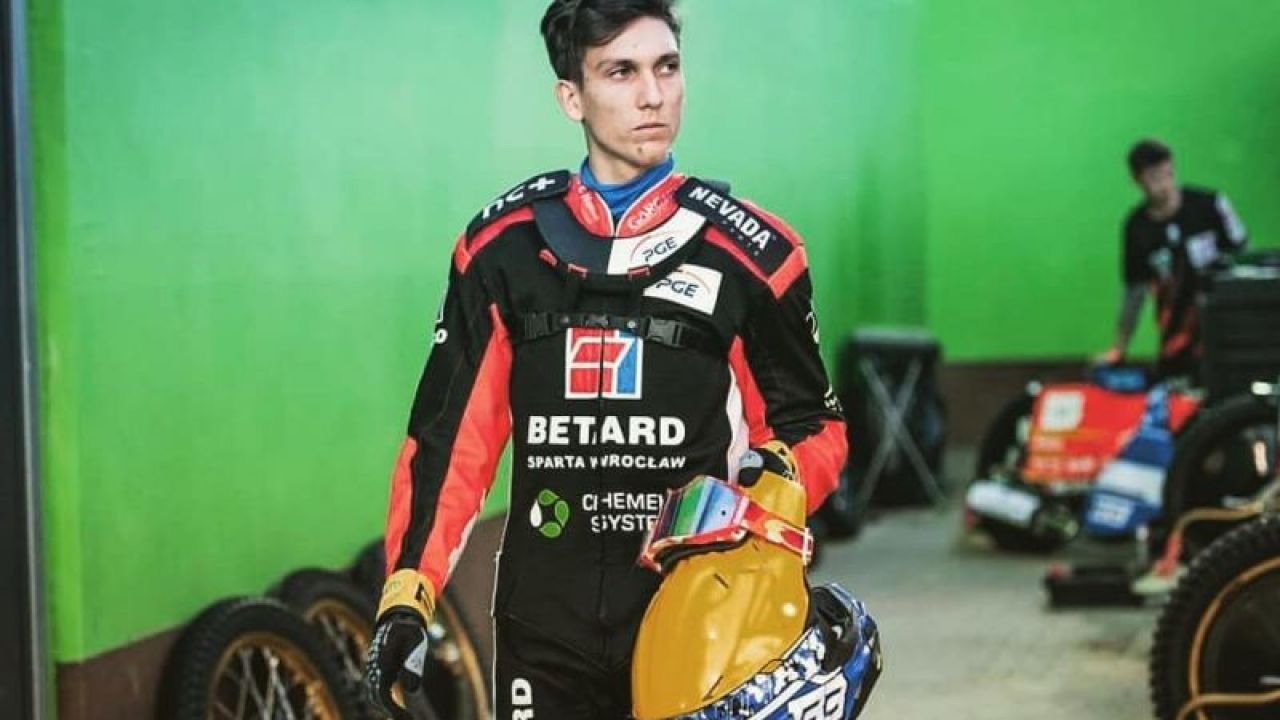 Maksym Drabik, żużlowiec Betard Sparty Wrocław (Fot. PAP)