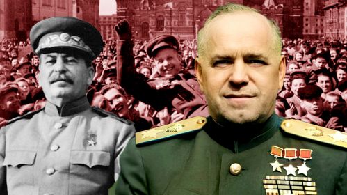 Сталін і Жукаў. Калаж: Белсат