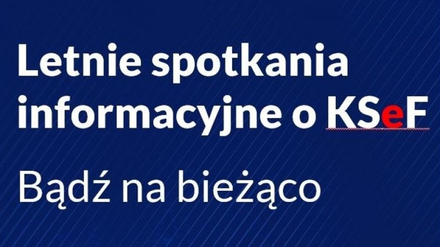 Przygotowania do wprowadzenia Krajowego Systemu e-Faktur. Letnie spotkania informacyjne