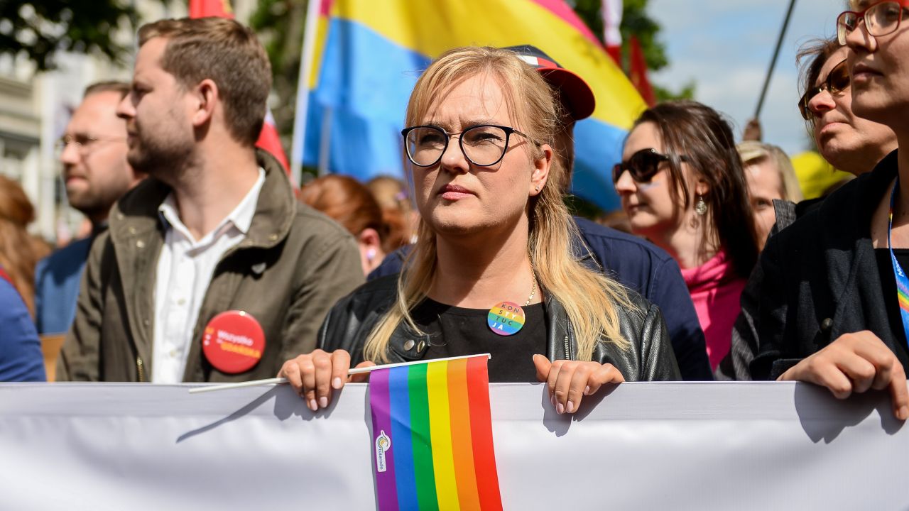 Europosłanka KO Magdalena Adamowicz (fot. Mateusz Slodkowski/SOPA Images/LightRocket via Getty Images) Europosłanka KO Magdalena Adamowicz (fot. Mateusz Slodkowski/SOPA Images/LightRocket via Getty Images)