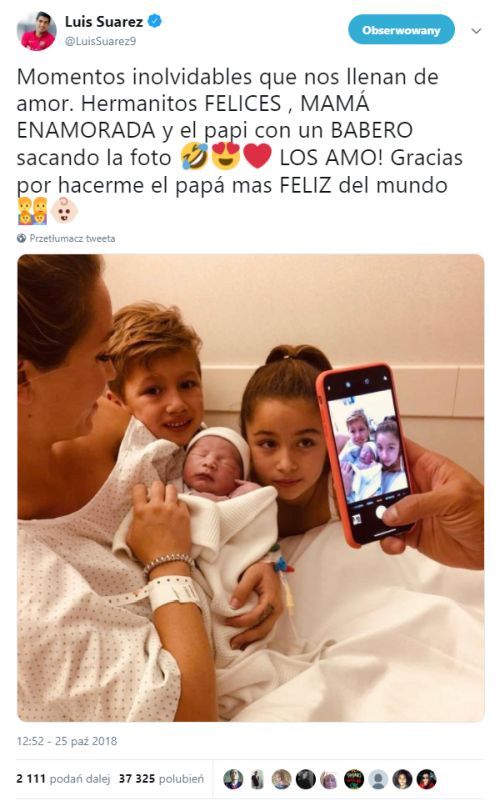 (fot. Twitter/LuisSuarez9) (fot. Twitter/LuisSuarez9)