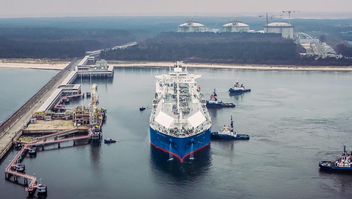 Gazowiec Seapeak Creole przywiózł ładunek ok. 75 tys. ton LNG z USA (fot. TT@TerminalLNG)