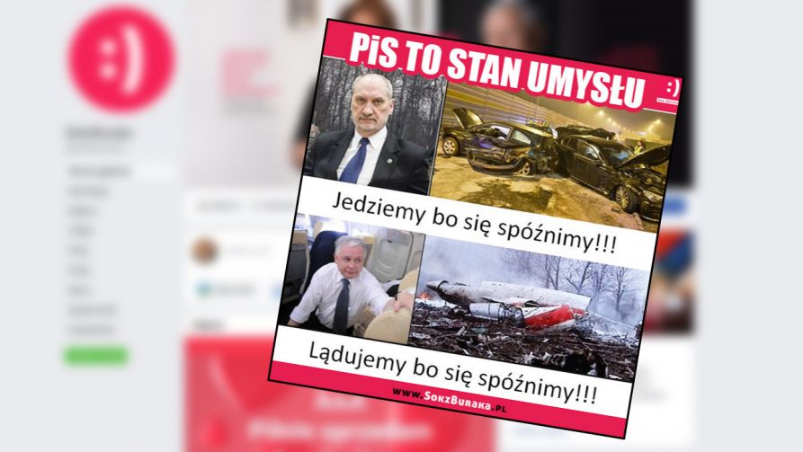 Według dziennikarzy za „maszyną politycznego hejtu stanęła Platforma Obywatelska” (fot. Facebook/Sok z buraka)