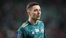 Bartosz Slisz, piłkarz Legii Warszawa na zgrupowaniu w Dubaju