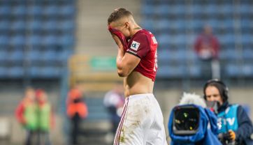 David Niepsuj na długo zapamięta mecz Wisły Kraków z Piastem Gliwice (fot. 400mm.pl)