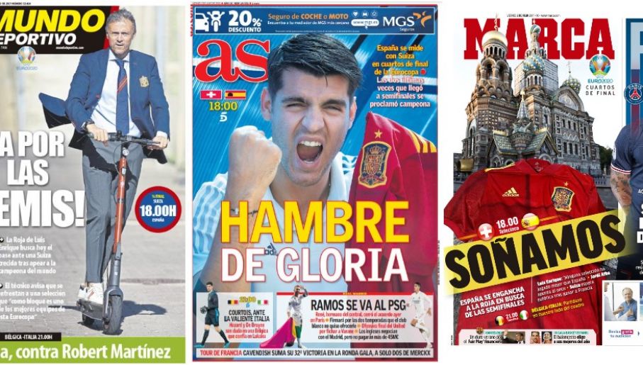 Euro 2020 ćwierćfinały: Hiszpania - Szwajcaria - tvp.info