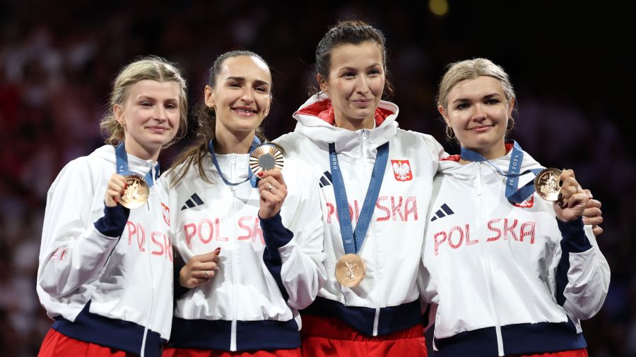 Reprezentantki Polski zdobyły brąz w drużynowych zawodach w szpadzie (fot. Getty)