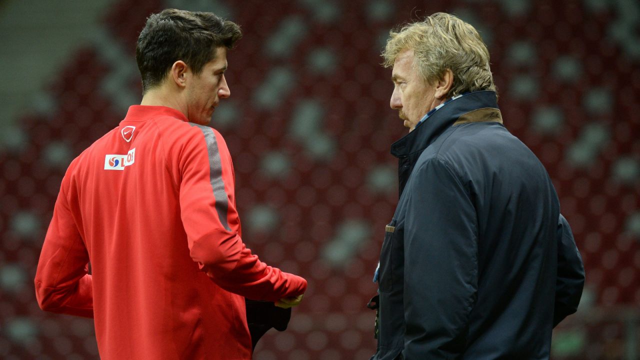 Robert Lewandowski nie zagra w najbliższych meczach reprezentacji Polski (fot. Getty).