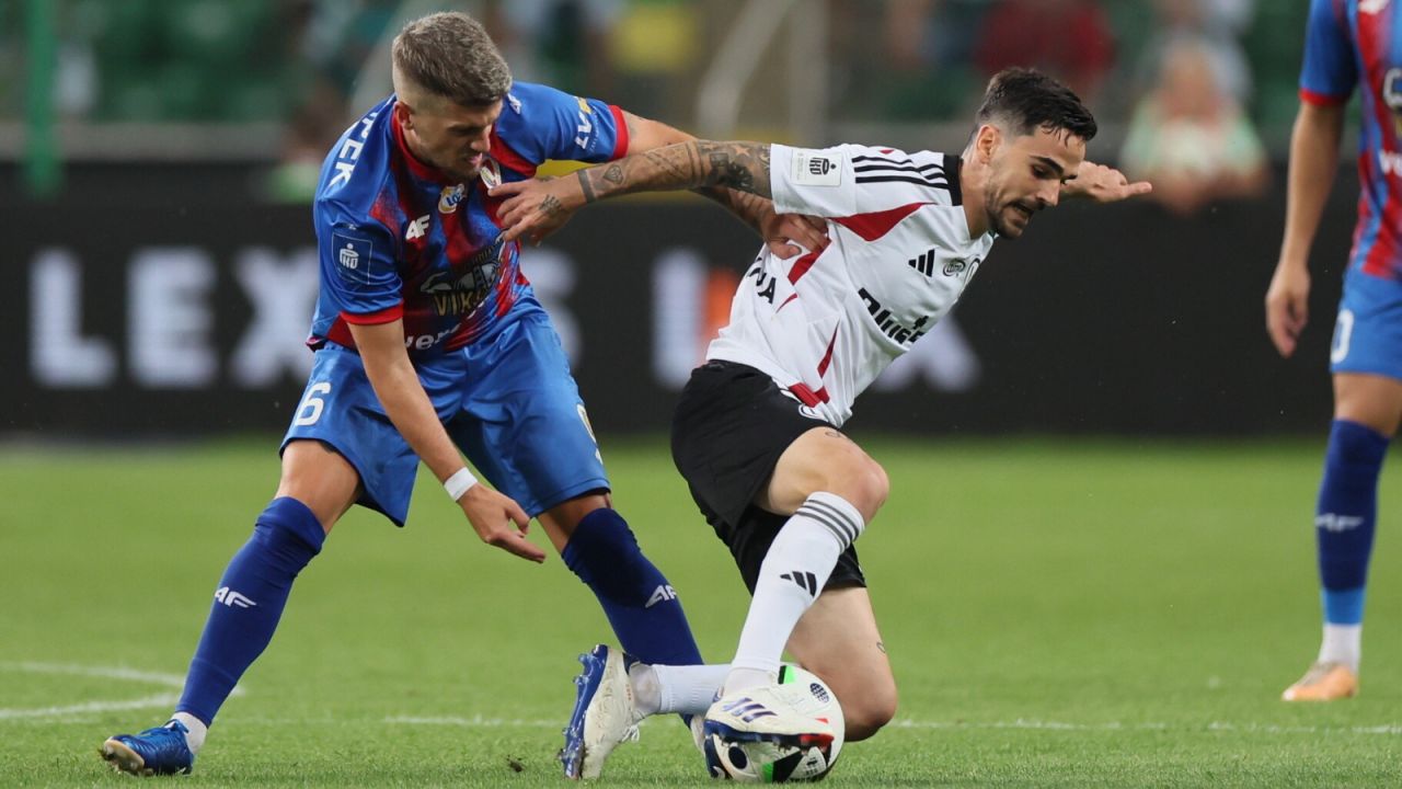 Legia Warszawa zmierzyła się w sparingu z Piastem Gliwice na zgrupowaniu w Hiszpanii (fot: PAP)