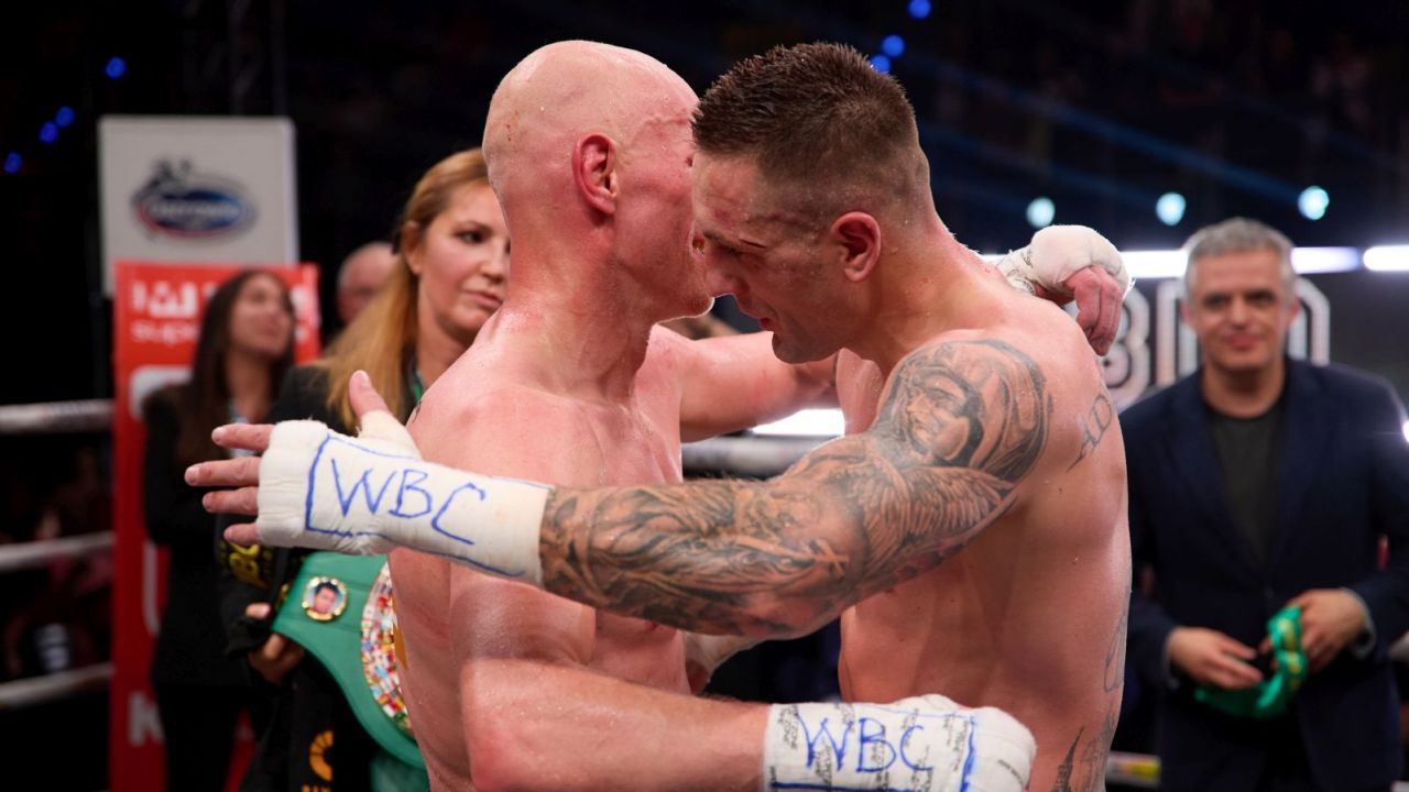 Krzysztof Włodarczyk, Adam Balski (fot. Piotr Duszczyk/Boxingphotos.pl)