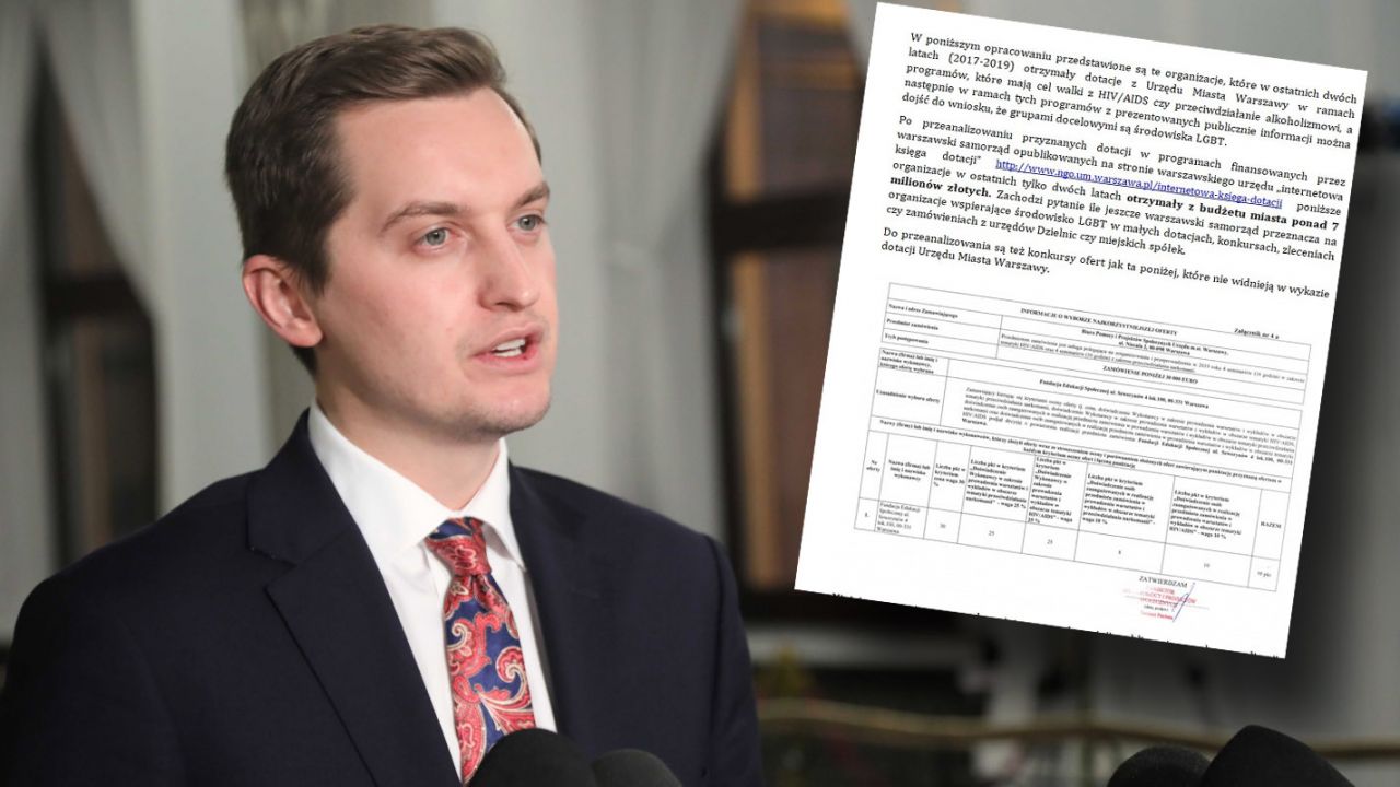Poseł ma zaprezentować raport dotyczący finansowania skrajnie lewicowych organizacji przez stołeczny ratusz (fot. PAP/Wojciech Olkuśnik) Poseł ma zaprezentować raport dotyczący finansowania skrajnie lewicowych organizacji przez stołeczny ratusz (fot. PAP/Wojciech Olkuśnik)