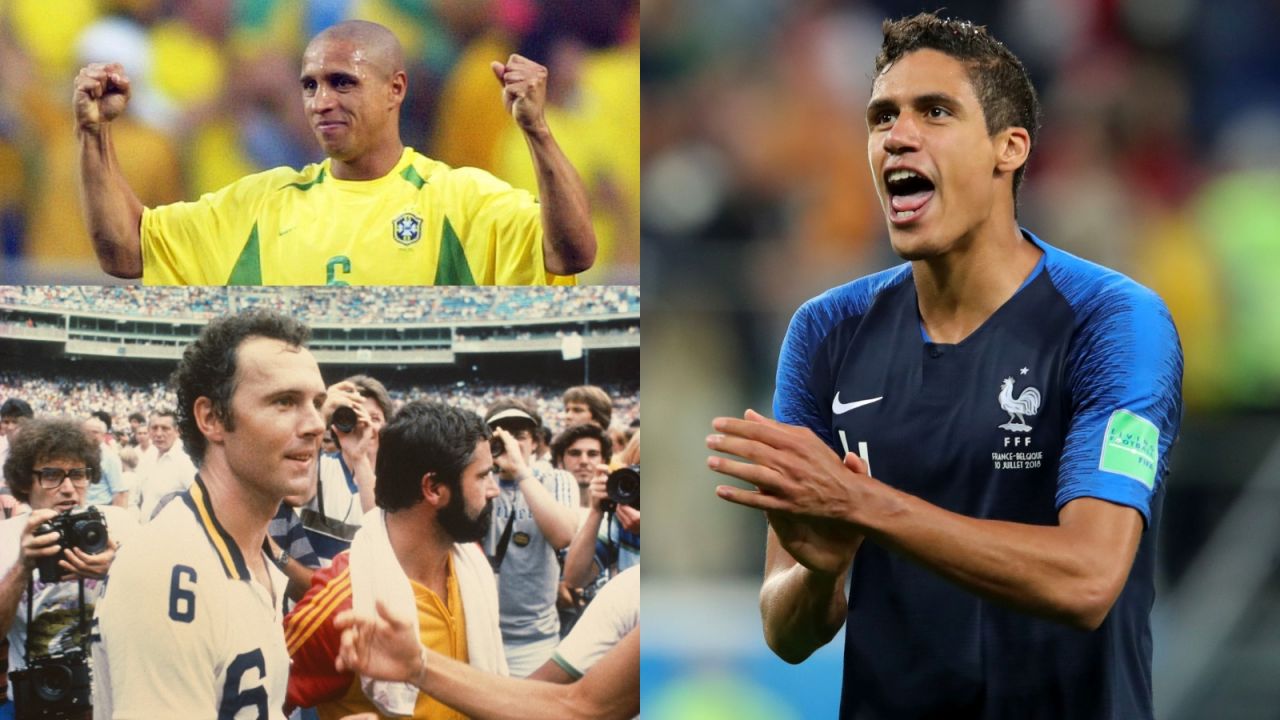 Roberto Carlos, Gerd Mueller i Raphael Varane (fot. Getty Images)