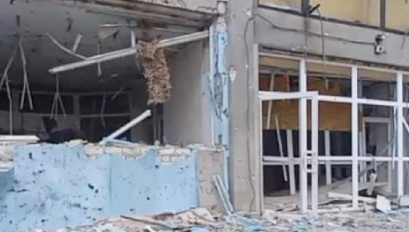 Szpital jest ostrzeliwany przez okupantów (fot. Telegram)