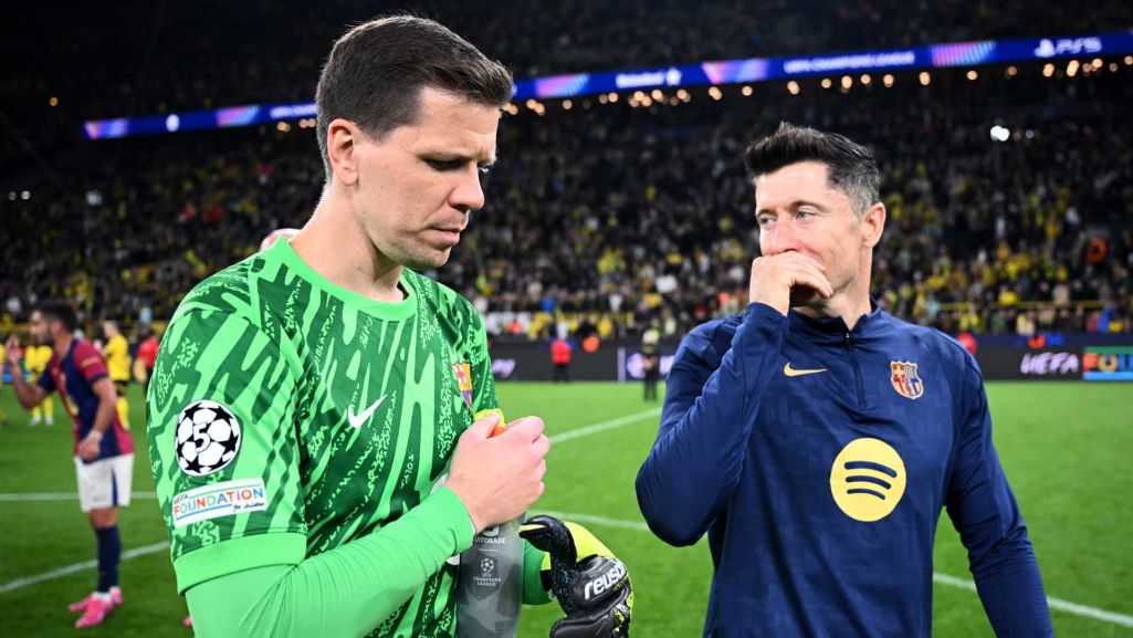 Obecnie Wojciech Szczęsny jest bramkarzem FC Barcelony, gdzie gra również jego kolega z reprezentacji – Robert Lewandowski. Fot. Stuart Franklin/UEFA/GettyImages