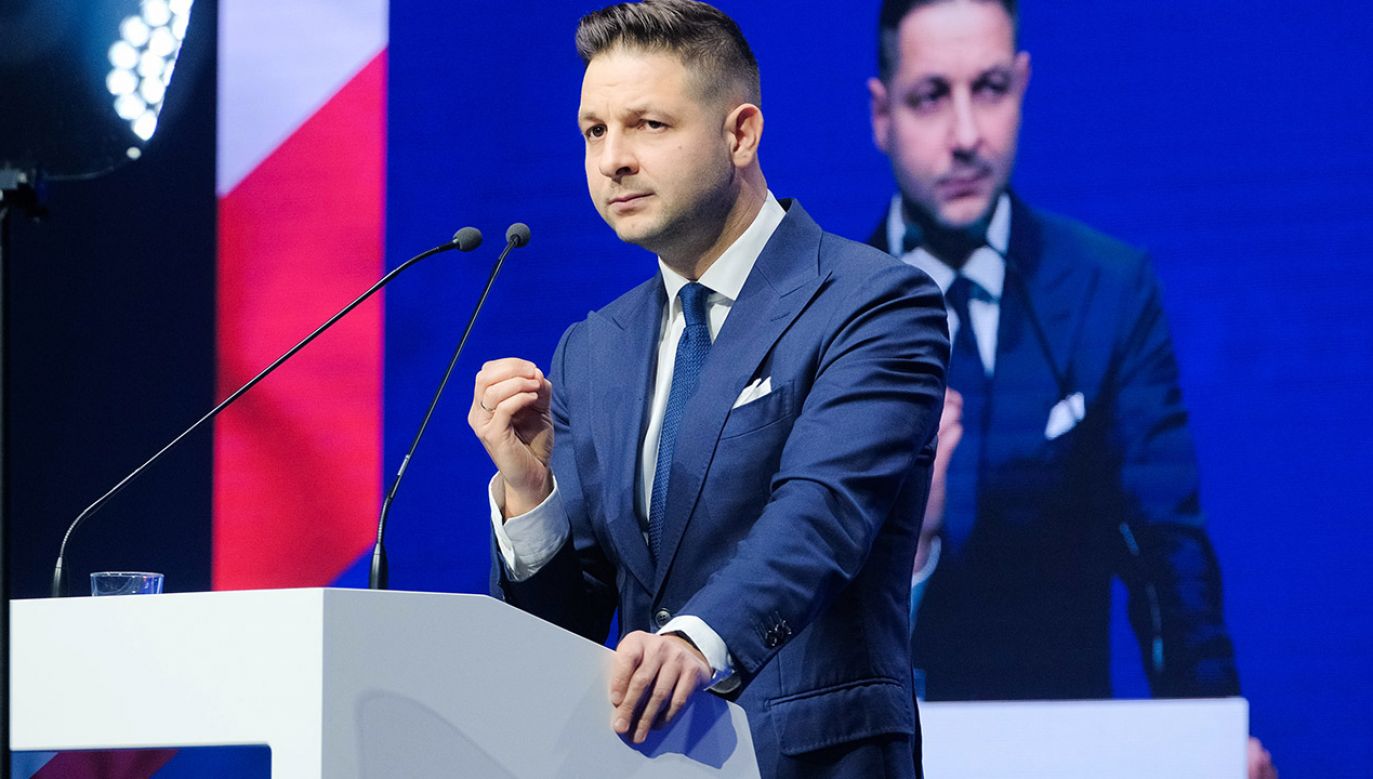 Patryk Jaki o marszu Platformy Obywatelskiej (fot. arch.PAP/Mateusz Marek)